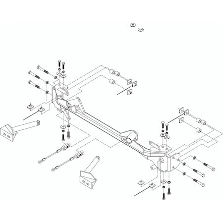 Roadmaster 11-14 EDGE W/ADAPTIVE CRUISE TOW BAR MNTG BRKT KIT 524426-1